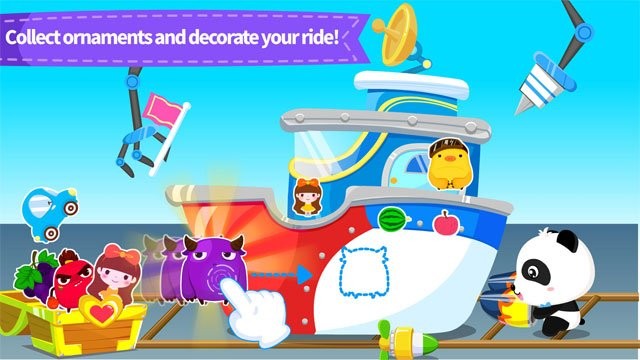 Thu thập đồ trang trí và làm đẹp cho chiếc thuyền