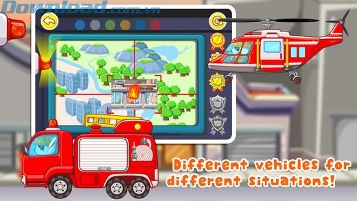 Lựa chọn phương tiện khác nhau cho các tình huống hỏa hoạn khác nhau