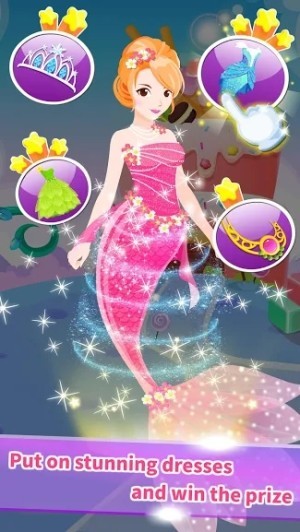 Giúp công chúa trở nên xinh đẹp và lung linh hơn trong game Little Panda: Princess Dress Up
