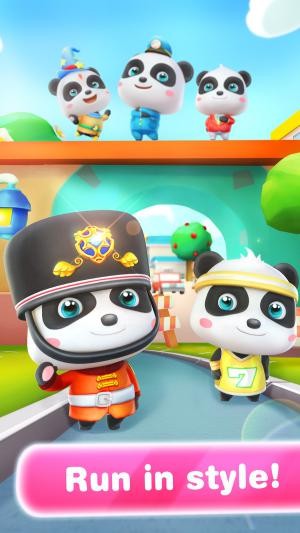 Chạy thật vui với gấu trúc nhỏ