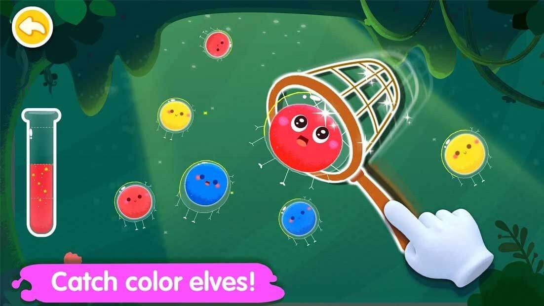 Bắt tiểu yêu trong Little Panda's Color Crafts cho Android