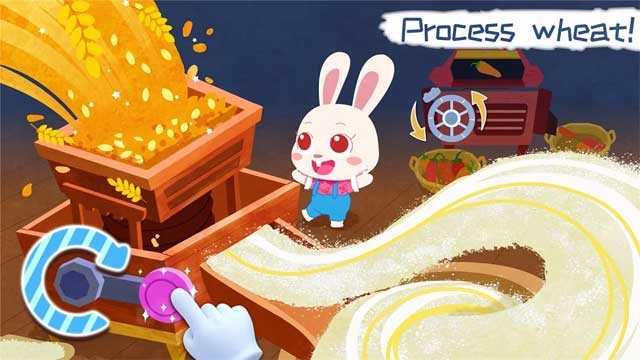 Trồng và xay lúa mỳ thành bột để làm ra những chiếc bánh mỳ nóng giòn