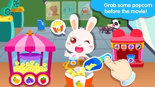 Mua bỏng ngô trước khi vào xem phim