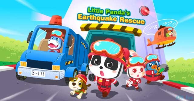 Little Panda's Earthquake Rescue là phần 3 trong loạt game chủ đề phòng chống thiên tai của BabyBus