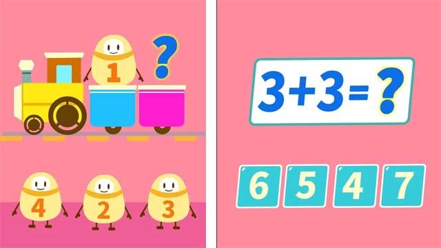 Little Panda's Math Adventure cho Android có rất nhiều mini game trực quan gây hứng thú cho trẻ