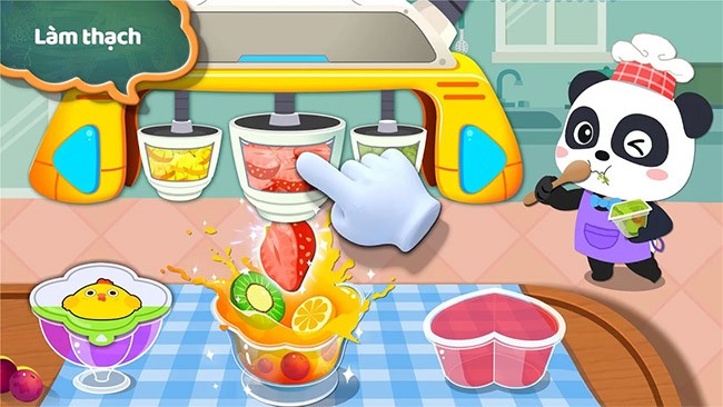 Cách làm thạch trong game trẻ em