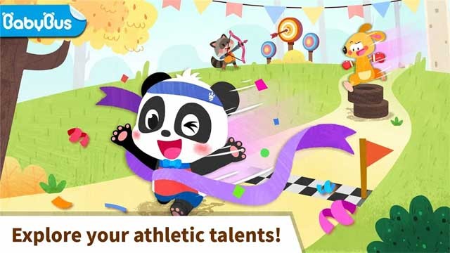 Khám phá tài năng thể thao của bé trong game Little Panda's Sports Champion