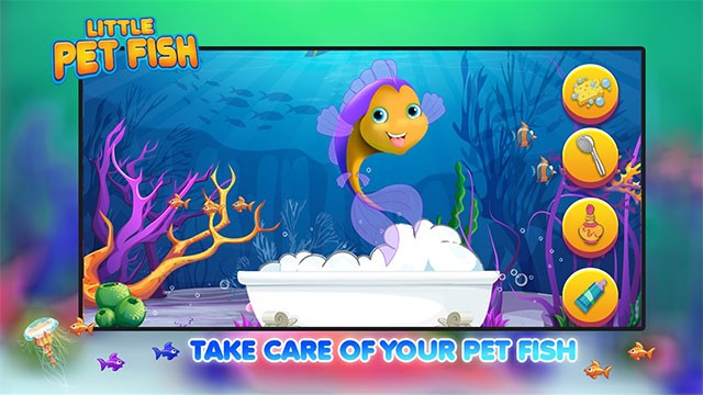 Chăm sóc cá cảnh cực vui trong Little Pet Fish