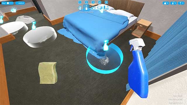 Dọn dẹp phòng sạch sẽ trước khi khách đến ở