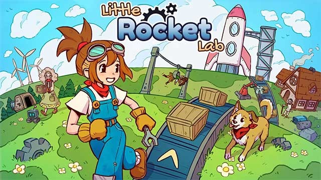 Little Rocket Lab là game mô phỏng dây chuyền sản xuất đồ họa pixel cute