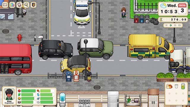 Khám phá thủ đô Luân Đôn đông đúc xe cộ, NPC và các cửa hàng hào nhoáng trong Little Sim World