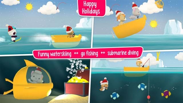 Tham gia các hoạt động dưới nước vui nhộn