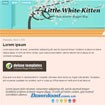 Little White Kitten - Mẫu Blog Miễn Phí Chủ Đề Phụ Nữ