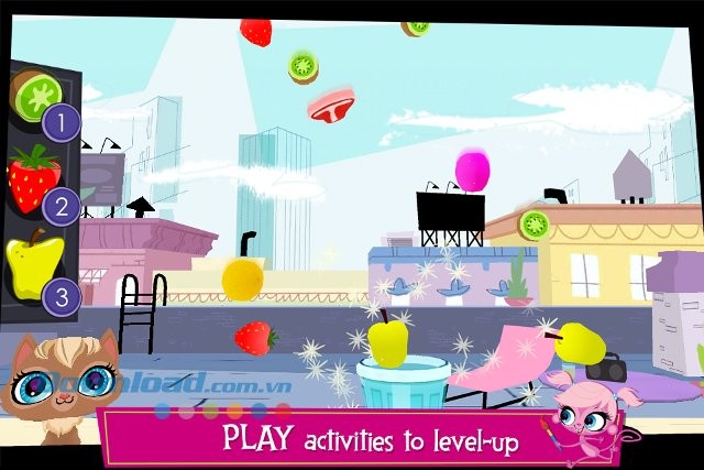 Nâng cấp thú cưng trong game Littlest Pet Shop Your World