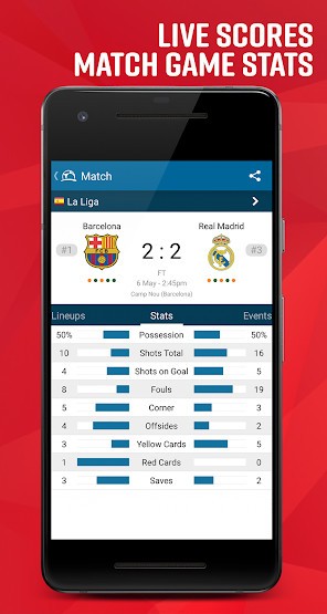 xem kết quả trận đấu trực tiếp