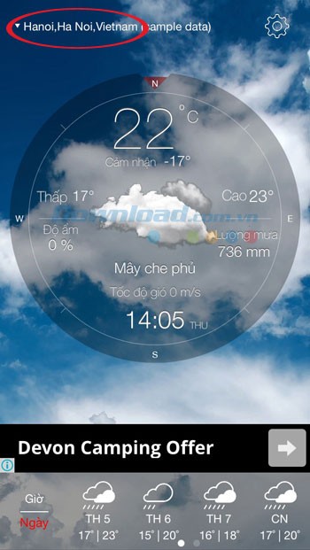 Live Weather Free cho iOS