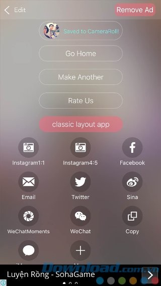 Chia sẻ ảnh trên mạng xã hội