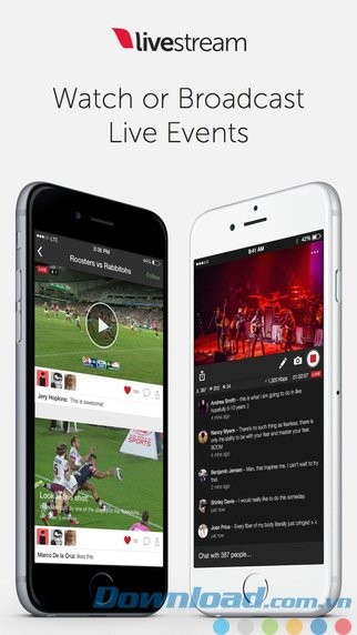 Stream video từ iPhone/iPad