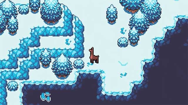 Llama RPG Farm to Fable game có đồ họa pixel sống động và đầy màu sắc