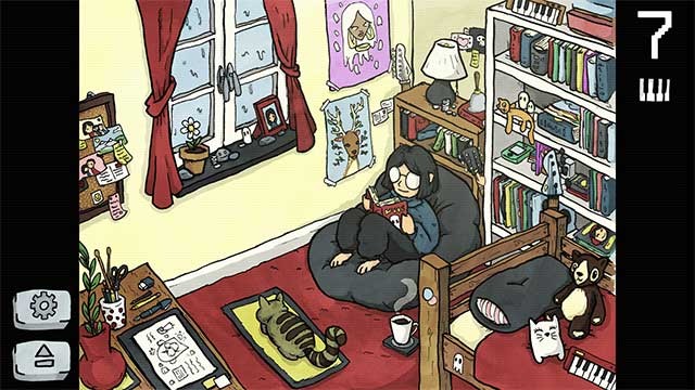 Lo-Fi Room là game mô phỏng tìm đồ vật ẩn kết hợp lối chơi nhịp điệu âm nhạc