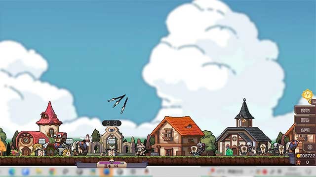 Triệu hồi quái vật, huấn luyện anh hùng và nâng cấp các tòa nhà