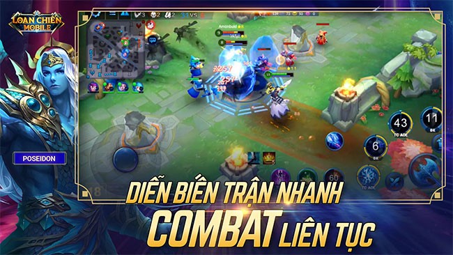Combat liên tục - hấp dẫn thách thức đối thủ