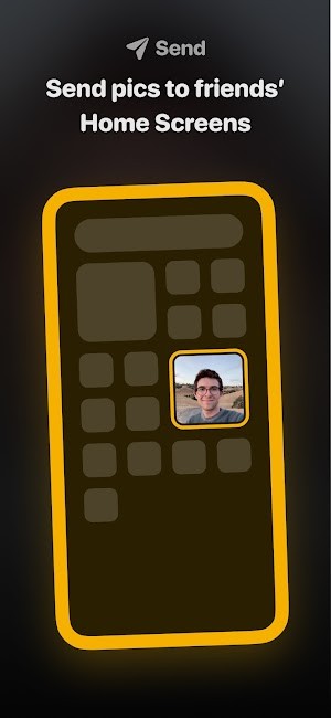 Gửi ảnh qua màn hình chính