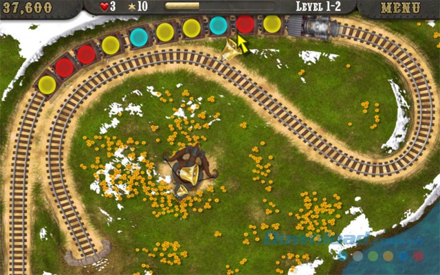 Giao diện game Loco Train Xmas HD cho Windows 8