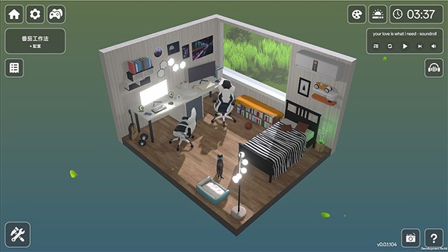 Thoải mái trang trí căn phòng và chơi đùa với mèo con trong thế giới ảo của riêng mình