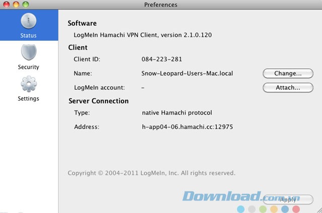 Phần mềm tạo mạng LAN ảo cho Mac