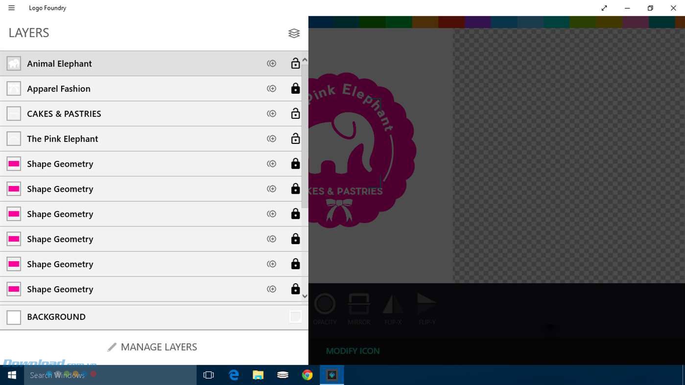 Ứng dụng làm việc theo lớp