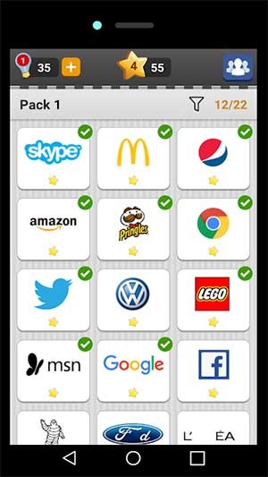 Logo được chia thành nhiều chủ đề