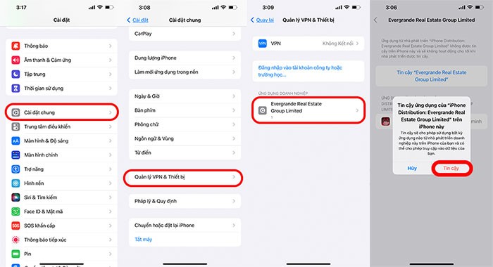 Các bước tải game Lời Nguyền Quỷ Dữ trên iOS