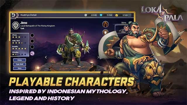 Dàn nhân vật đa dạng với lối chơi và câu chuyện thú vị