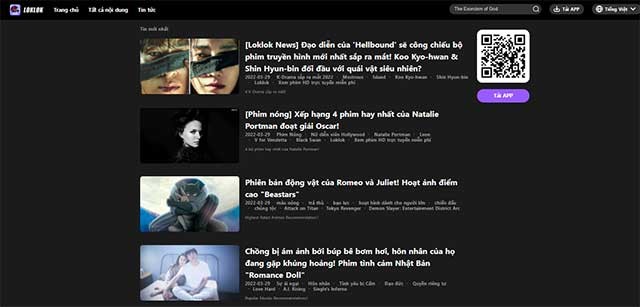 Theo dõi các tin tức mới nhất về phim ảnh với LoKlok