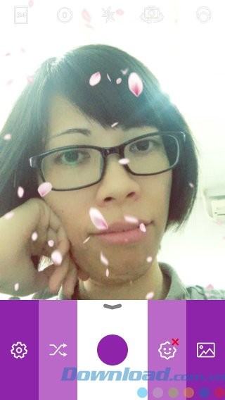 Quay video với hiệu ứng trực tiếp