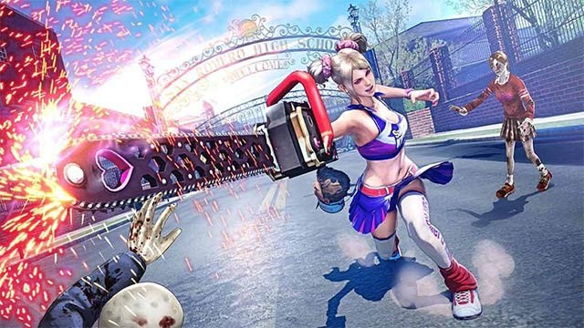 Lollipop Chainsaw RePOP vẫn giữ nguyên lối chơi phiêu lưu kết hợp hành động chặt chém hậu tận thế
