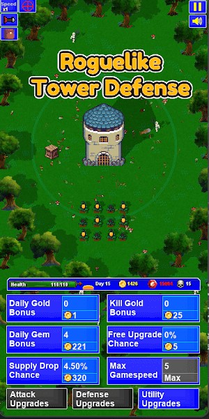 Lone Tower là một game phòng thủ tháp roguelike hấp dẫn