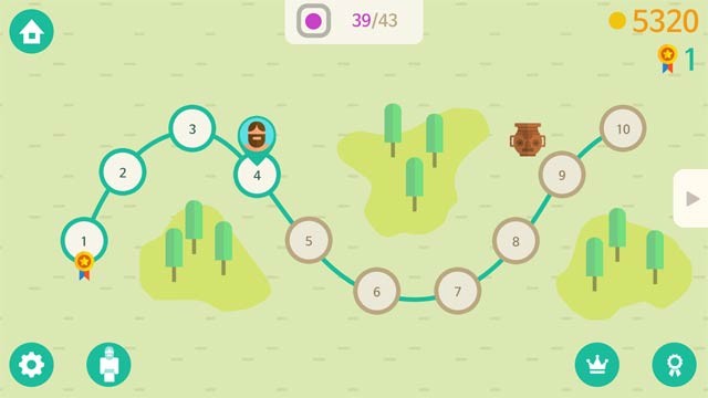 Đánh golf vào lỗ để nhận được vàng và mở khóa trang phục mới