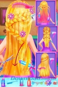 Long Hair Princess Talent cho Android để bạn tạo kiểu tóc cho công chúa