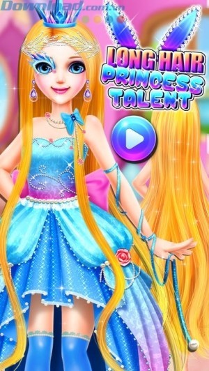 Trang điểm cho nàng công chúa tóc mây xinh đẹp