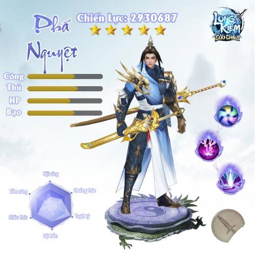 3 lớp nhân vật độc đáo trong Long Kiếm Cửu Châu cho Android