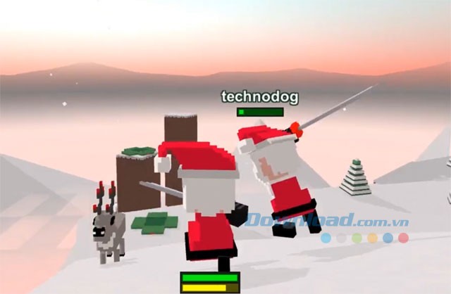 Game đối kháng Long Live Santa