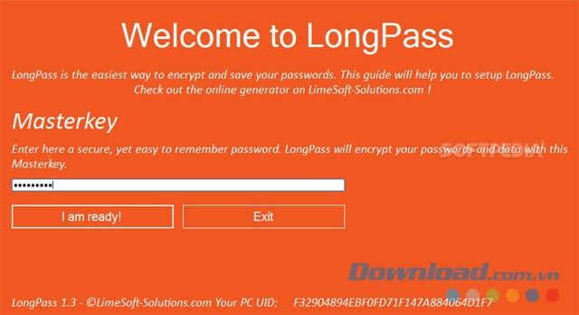 Phần mềm tạo mật khẩu mạnh LongPass