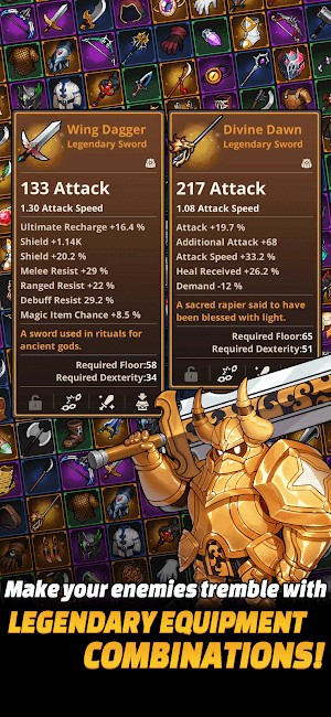 Kết hợp các trang thiết bị huyền thoại để giúp bạn mạnh hơn