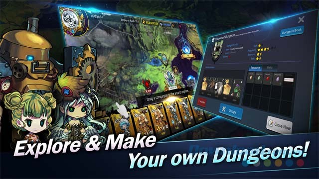 Khám phá và tạo dungeon của riêng mình