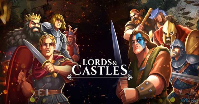 Trở thành một vị vua và xây dựng vương quốc của riêng bạn trong game Lords & Castles cho Android