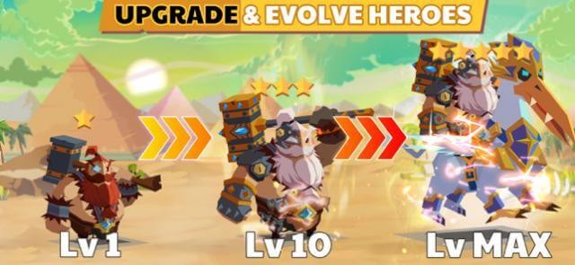 Nâng cấp và tiến hóa các anh hùng