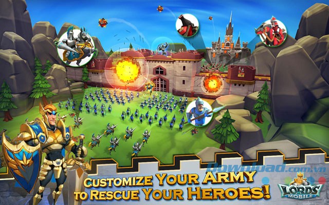 Tùy chỉnh quân đội để giải cứu anh hùng