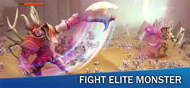 Diệt quái để kiếm tài nguyên trong Lords of Empire